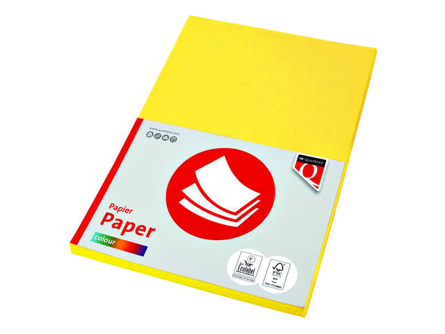 Kopieerpapier Quantore Col-50 A4 160gr geel