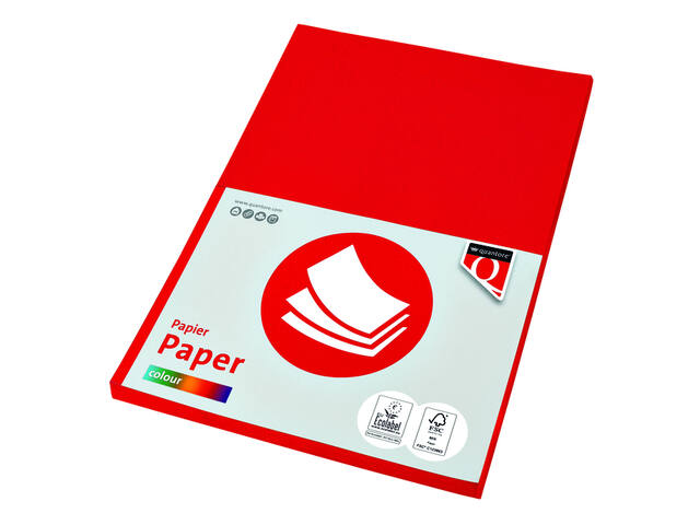 Kopieerpapier Quantore Col-50 A4 160gr felrood