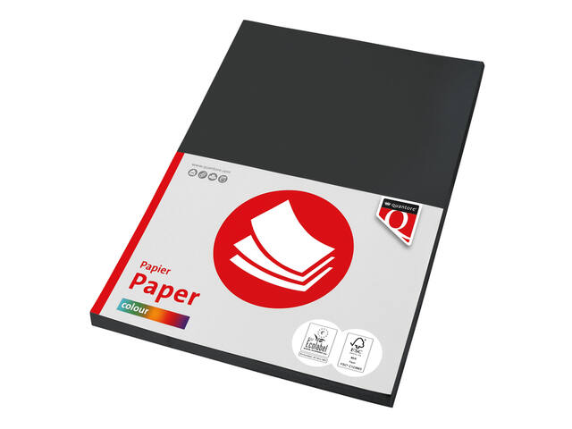 Kopieerpapier Quantore Col-50 A4 160gr zwart