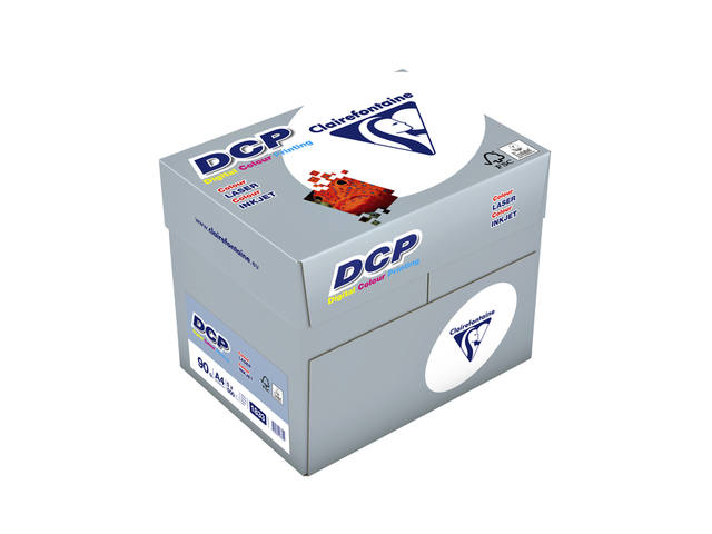 Laserpapier Clairefontaine DCP A4 90gr wit