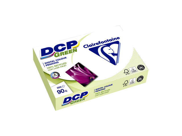 Laserpapier Clairefontaine DCP Green A4 90gr wit