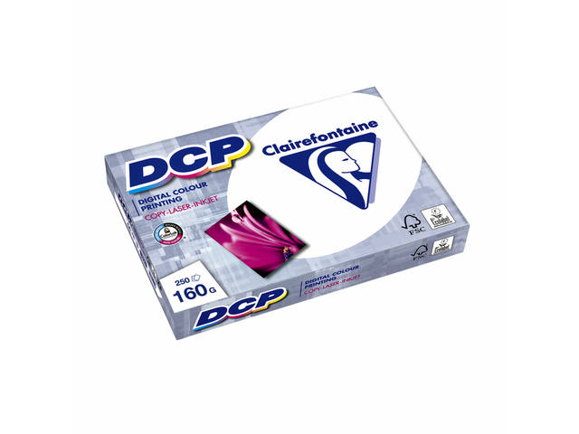 Laserpapier Clairefontaine DCP A4 160gr wit