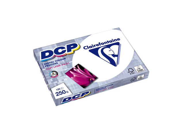 Laserpapier Clairefontaine DCP A4 250gr wit