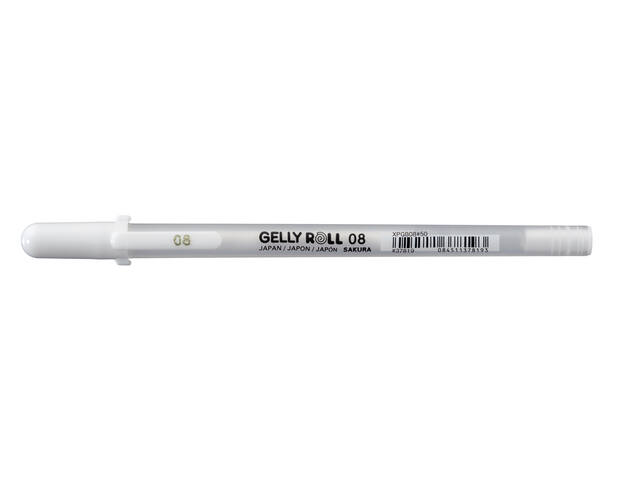 Gelschrijver Sakura Gelly Roll Classic 08 wit