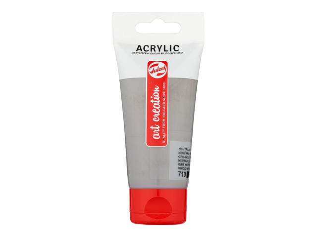 Acrylverf TAC 710 neutraalgrijs tube 75ml