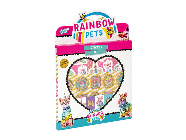 Stickerset Totum Rainbow Pets