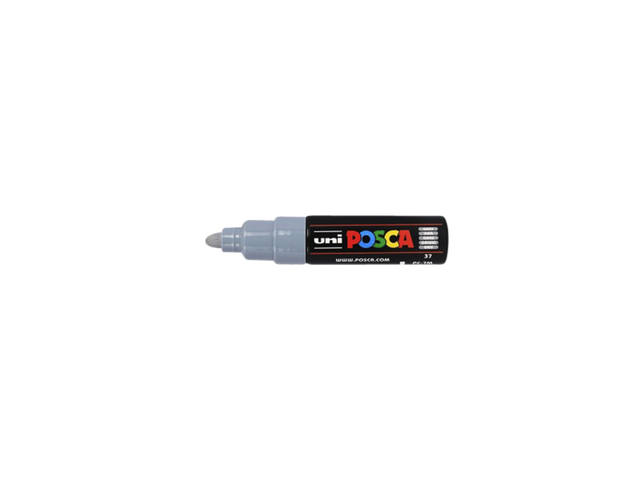 Paintmarker Uni POSCA PC7M B grijs