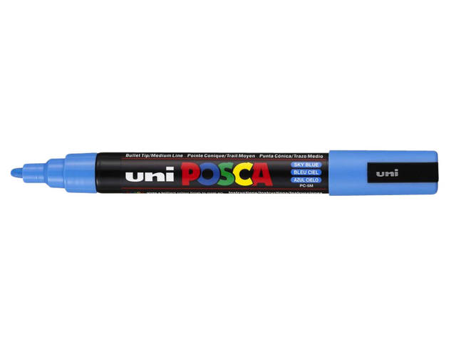 Paintmarker Uni POSCA PC5M M hemelsblauw