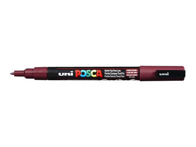 Paintmarker Uni POSCA PC3M F wijnrood