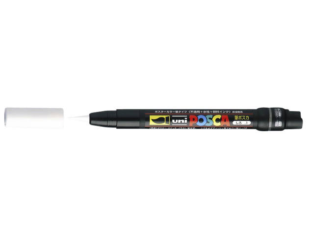 Paintmarker Uni POSCA PCF350 Brush 1-10mm wit