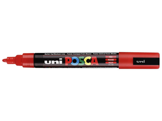 Paintmarker Uni POSCA PC5M M rood