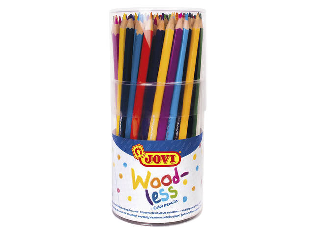 Kleurpotlood Jovi houtvrij pot assorti