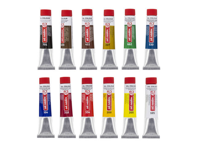 Talens Art Creation olieverf set 12 tubes 12 ml