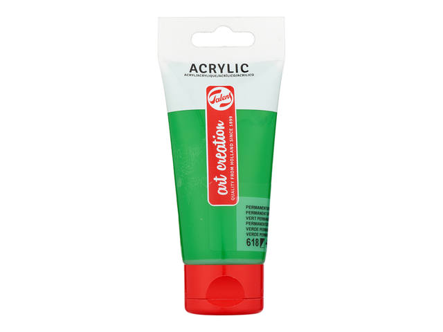 Acrylverf TAC 618 permanentgroen licht tube 75ml