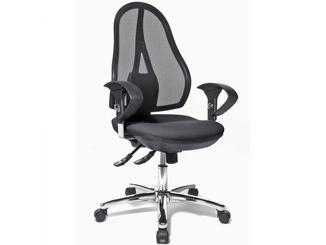 Bureaustoel Topstar open point sy deluxe zwart