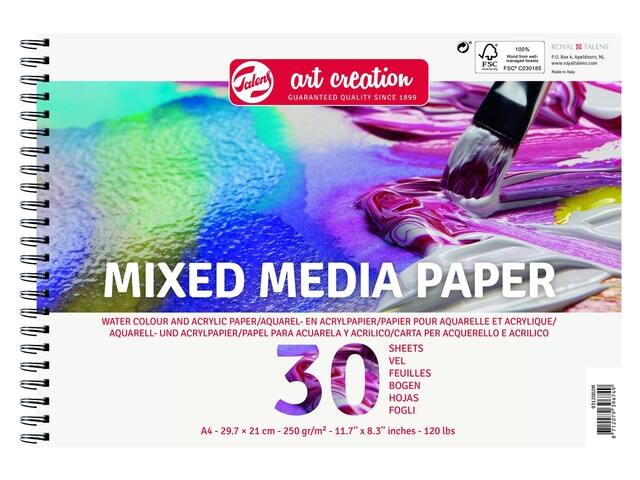 Papier Talens Art Creation mixed media A4 wit
