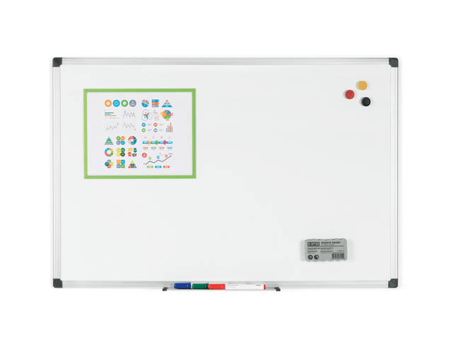 Whiteboard Quantore 120x90cm emaille