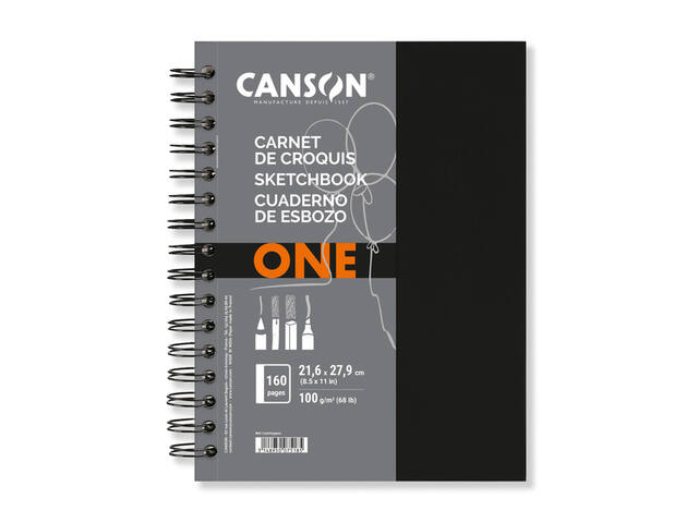 Schetsboek Canson Art Book One 100gr 216x279mm wit