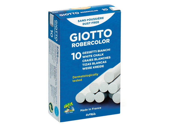 Schoolbordkrijt Giotto 10 stuks wit