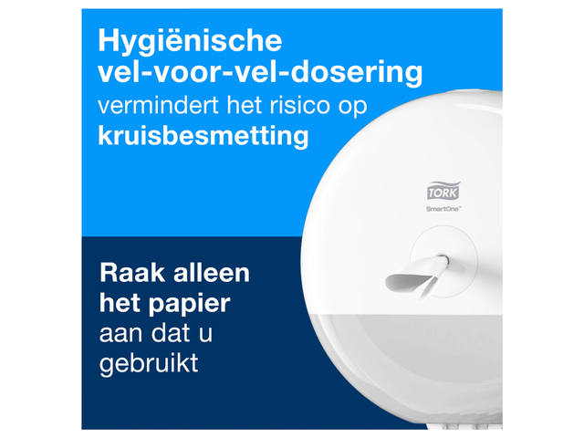 Toiletpapier Tork T9 Advanced 2laags 112m wit