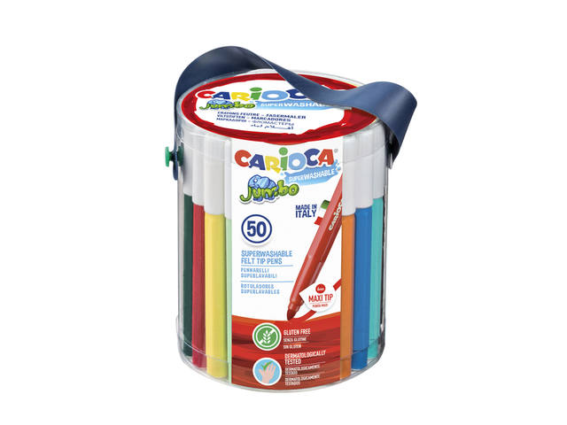 Viltstift Carioca Jumbo maxi assorti 50st