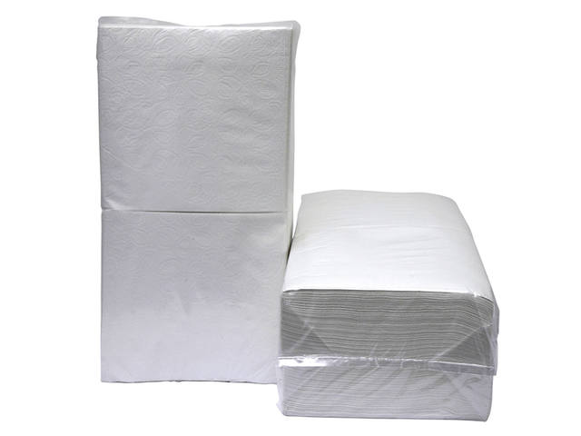 Servetten Blanco 1/4vouw 1-laags 4500 stuks