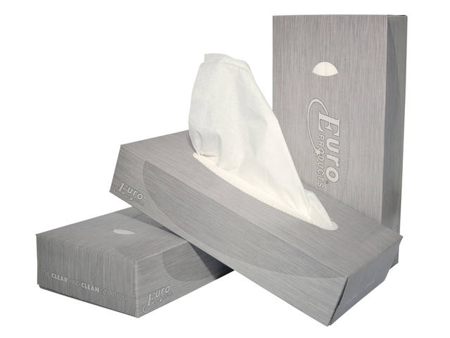 Facial tissues Euro Products 2laags 100 vel wit