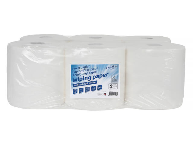 Poetspapier Cleaninq M2 6x450 vel wit