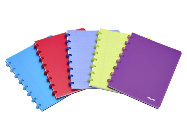 Schrift Atoma A5 blanco 144blz 90gr PP transp ass