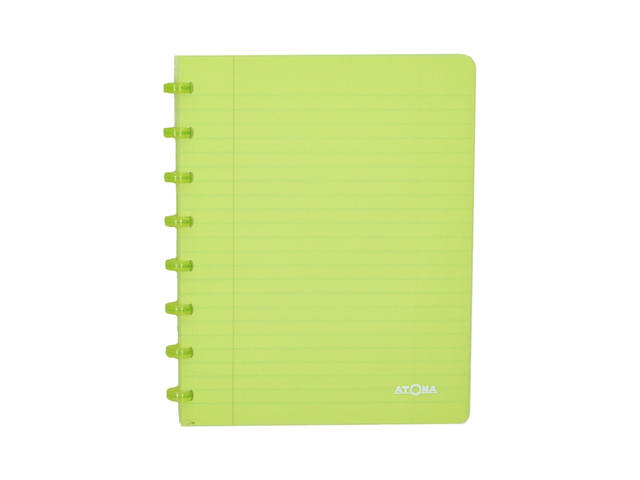 Schrift Atoma A5 lijn 144blz 90gr PP transp ass