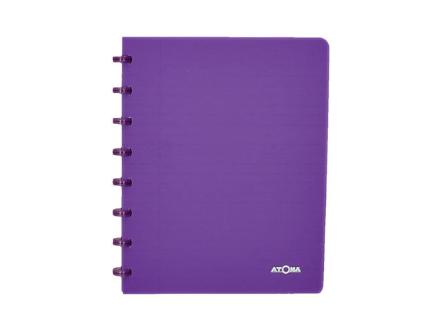 Schrift Atoma A5 lijn 144blz 90gr PP transp ass