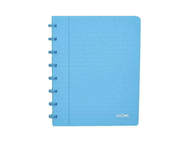 Schrift Atoma A5 lijn 144blz 90gr PP transp ass