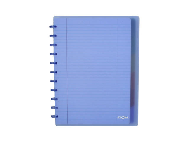 Schrift Atoma A4+ lijn 120blz 90gr PP transp ass