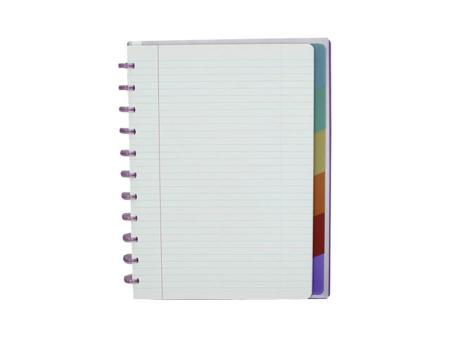 Schrift Atoma A4+ lijn 120blz 90gr PP transp ass