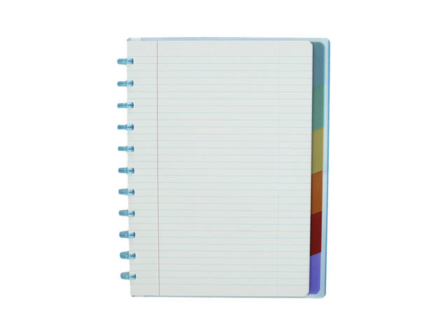 Schrift Atoma A4+ lijn 120blz 90gr PP transp ass