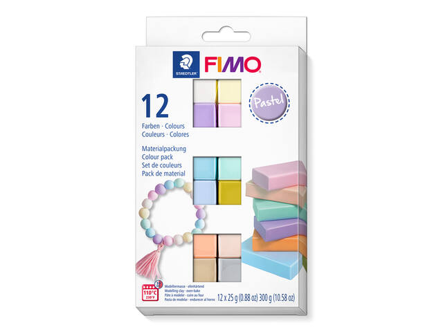 Klei Fimo Staedtler soft colour pastel assorti