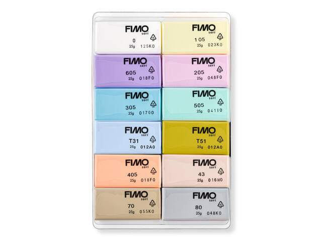 Klei Fimo Staedtler soft colour pastel assorti