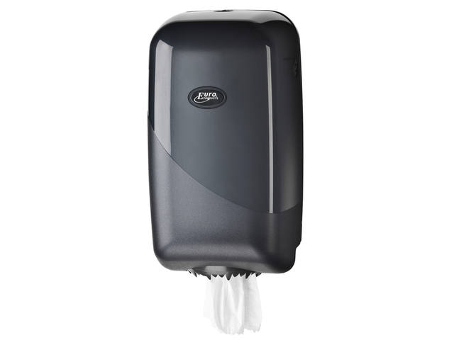Poetspapierdispenser Pearl Line P17 klein zwart