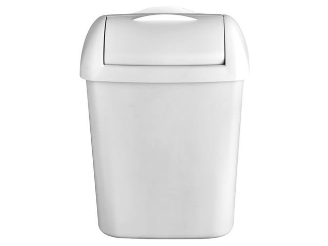 Dameshygienebak Quartzline 8 liter wit