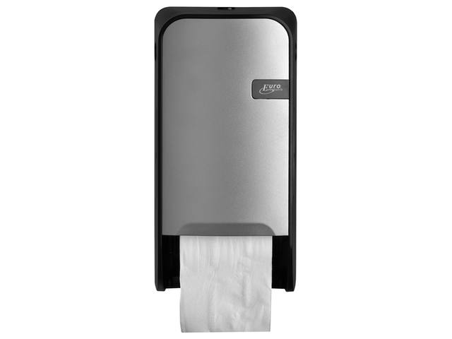 Toiletpapierdispenser Quartzline Q1 duo zilver