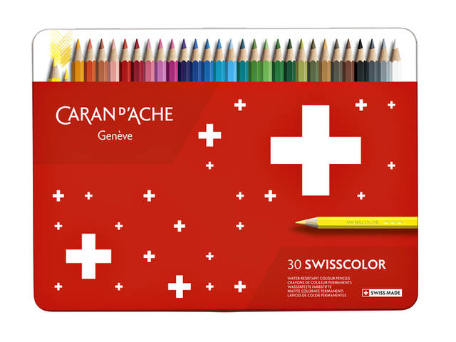 Kleurpotloden Caran d Ache Swisscolor 30 stuks ass