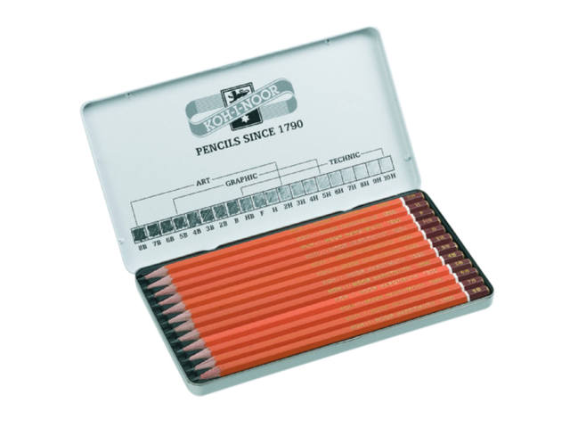 Potlood Koh I Noor 1502 Artset 8B 2H