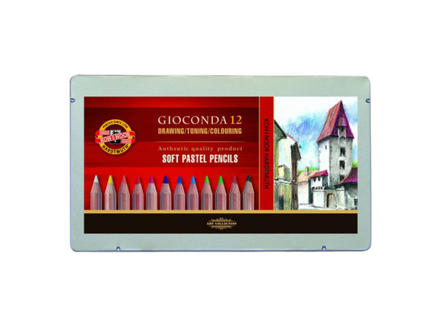 Pastelpotlood Koh I Noor gioconda 12 assorti