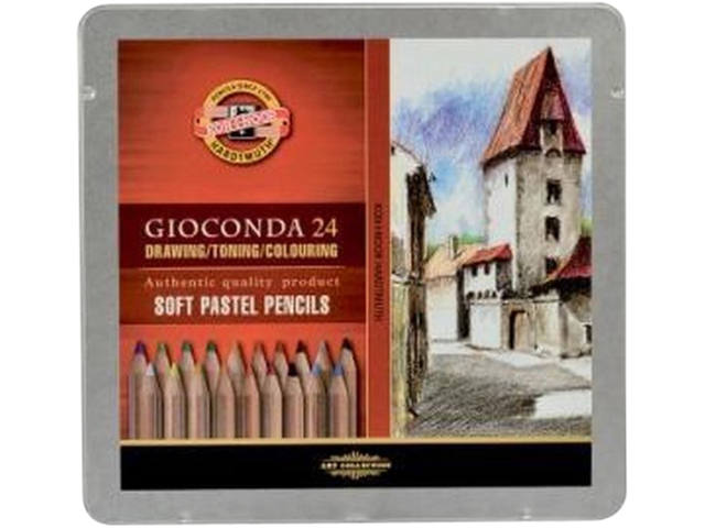 Pastelpotlood Koh I Noor gioconda 24 assorti