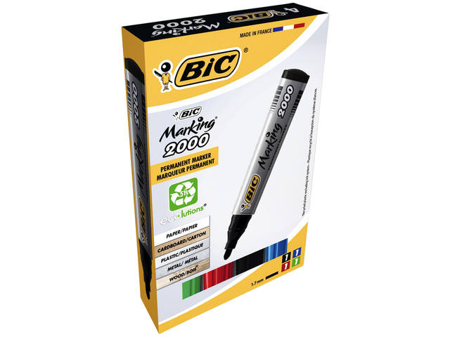 Viltstift Bic 2000 ecolutions rond L assorti