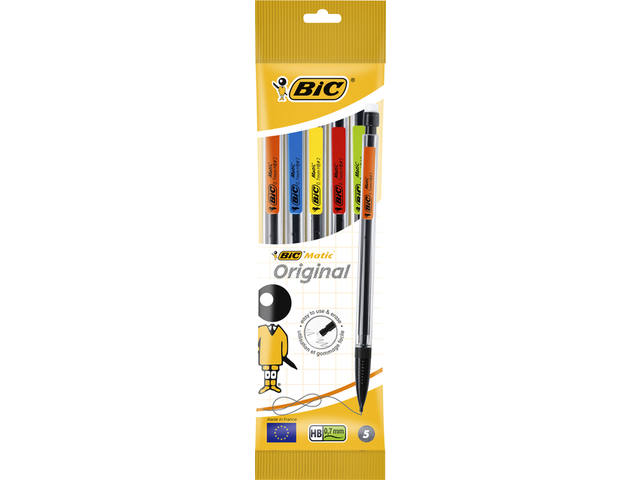 Vulpotlood Bic Matic Original HB 0.7mm assorti