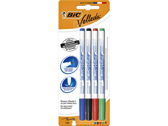 Whiteboardmarker Bic 1721 rond F assorti