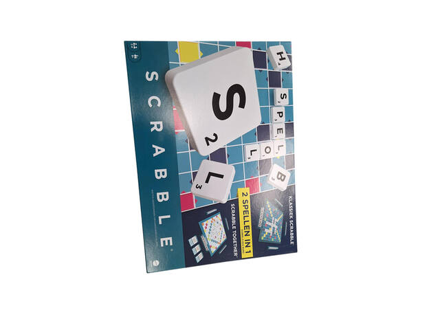 Spel Scrabble Mattel met houtblokjes