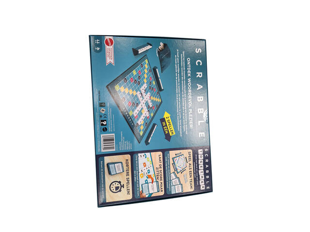 Spel Scrabble Mattel met houtblokjes