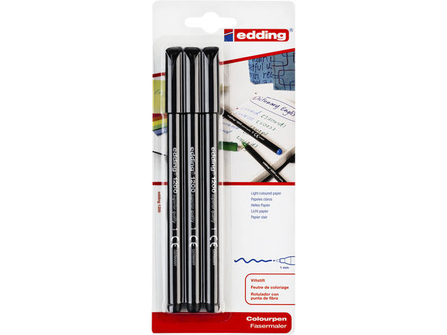Fineliner edding 1200 F zwart